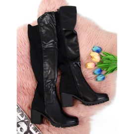 Bottes chaudes avec stretch T.Sokolski W SCA146 noir le noir