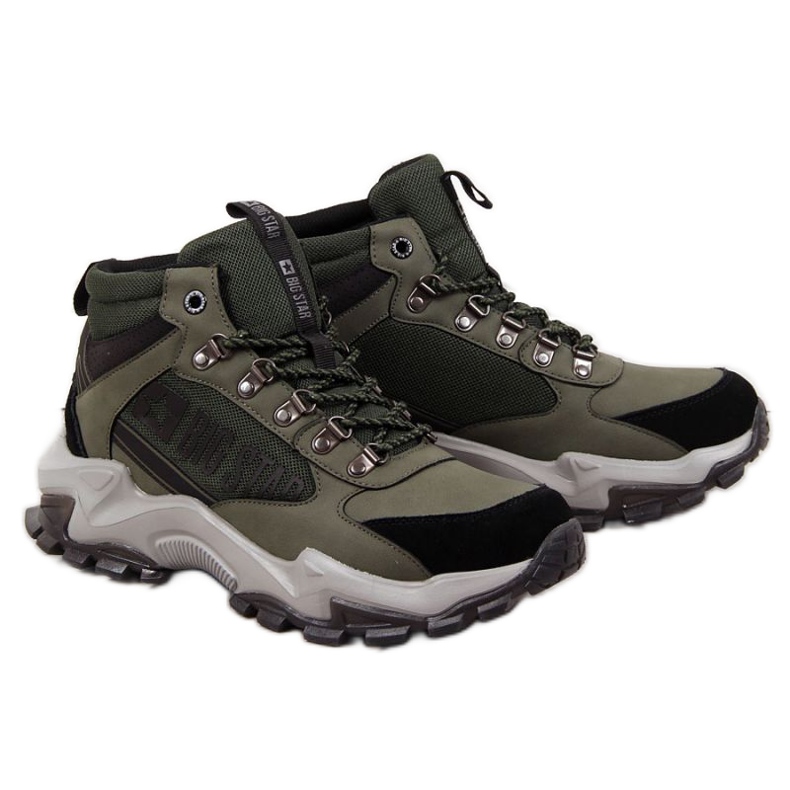 Bottines Big Star M INT1625A kaki vert