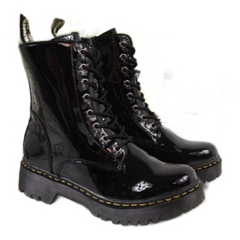 Boots cuir laqué noir Filippo W PAW80B le noir Boots cuir laqué noir Filippo W PAW80B le noir