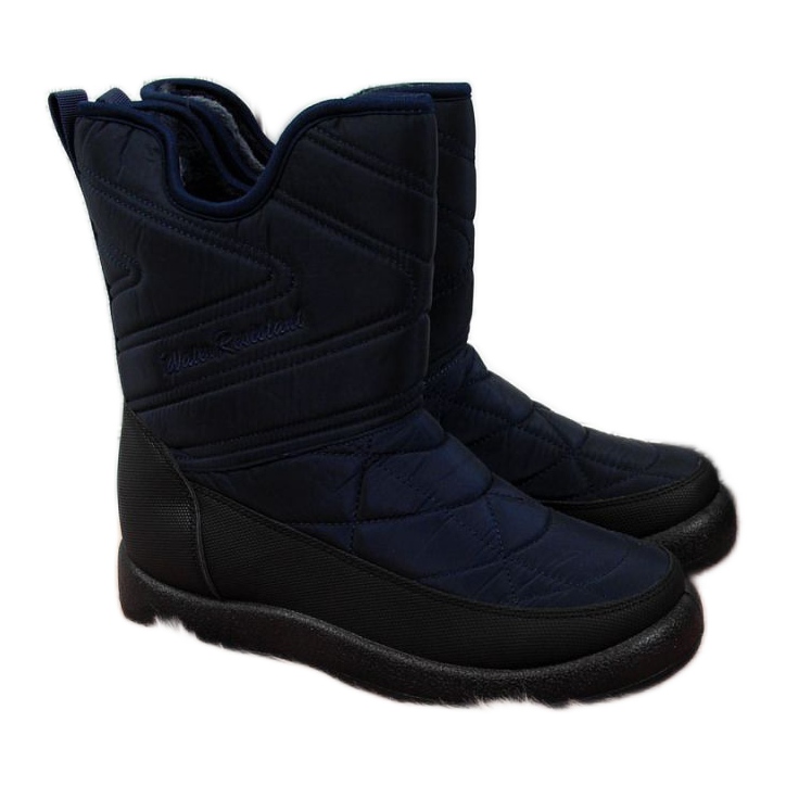 Bottes de neige imperméables News W EVE309C bleu marine
