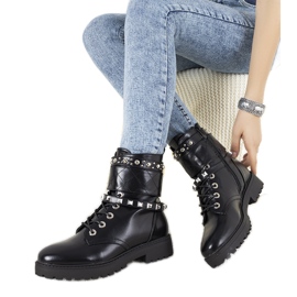 Bottines plates Lapierre noires le noir