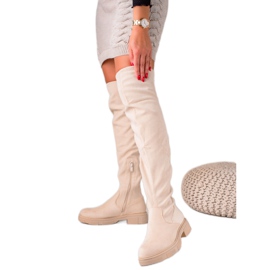 Seastar Cuissardes hautes en daim beige