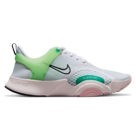 Chaussures d'entraînement Nike SuperRep Go 2 W CZ0612-136 blanche vert