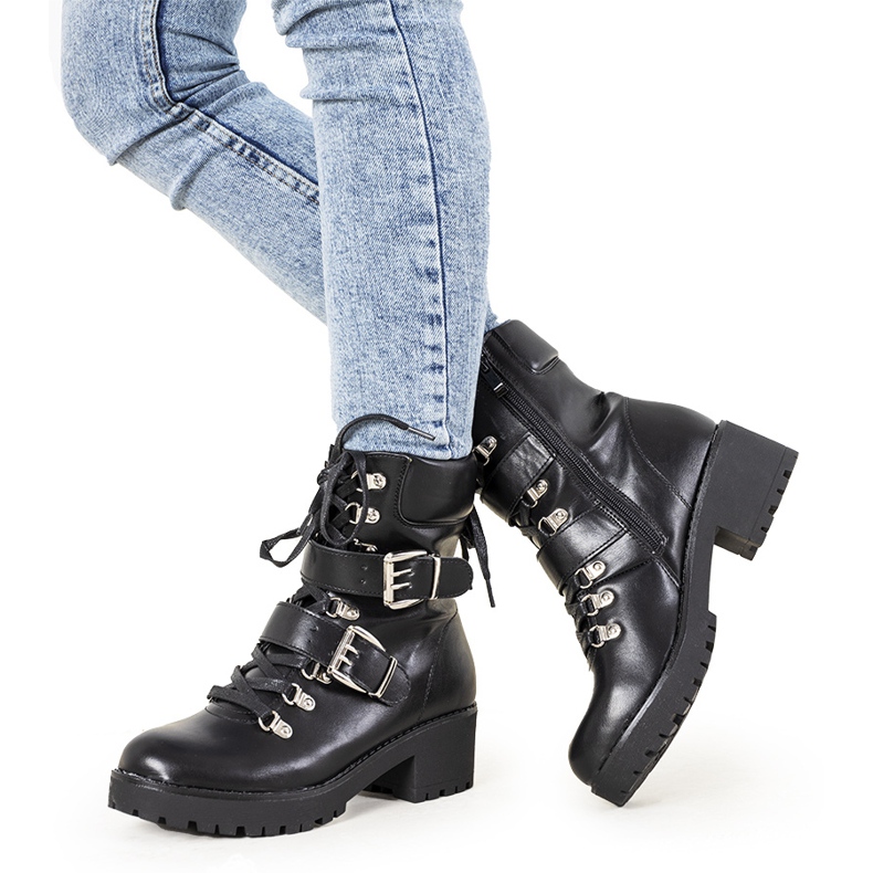 Bottines Garland femme noires le noir