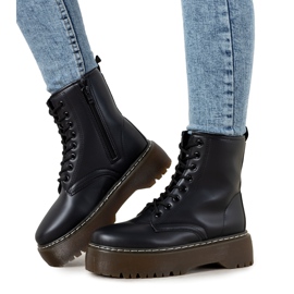 Bottines Lebel noires