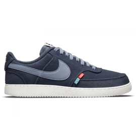 Chaussure Nike Court Vision Low Next Nature M DM0836-400 bleu marine