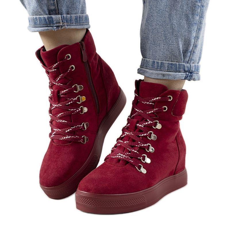 Baskets d'hiver Carmona bordeaux Baskets d'hiver Carmona bordeaux