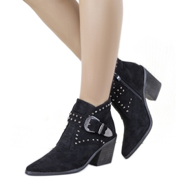 Bottes de cow-boy Hughes noires