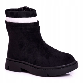 Apawwa Bottines Chaudes Enfant Noir Pinko