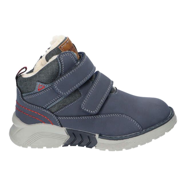 American Club XD18 / 21 Chaussures de sport chaudes marine avec fourrure bleu marin