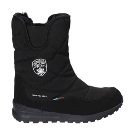 Bottes de neige Softshell imperméables avec membrane American Club SN22 / 21, noir