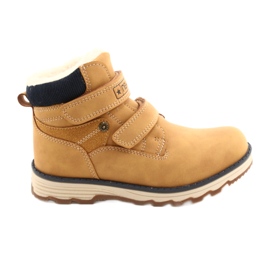 Bottes en bois avec velcro Camel News 21DZ20-4307 jaune