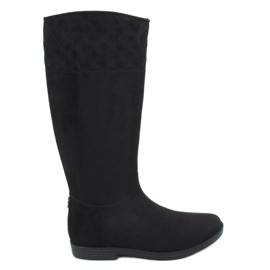 Galoches noires pour femmes noires D62P Noir le noir