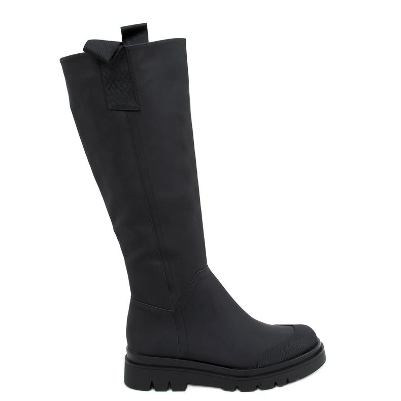 Bottes noires pour femmes noires QT27P Noir le noir