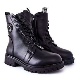 PE1 Bottes Chaudes Enfant Workers Noir Rosalie