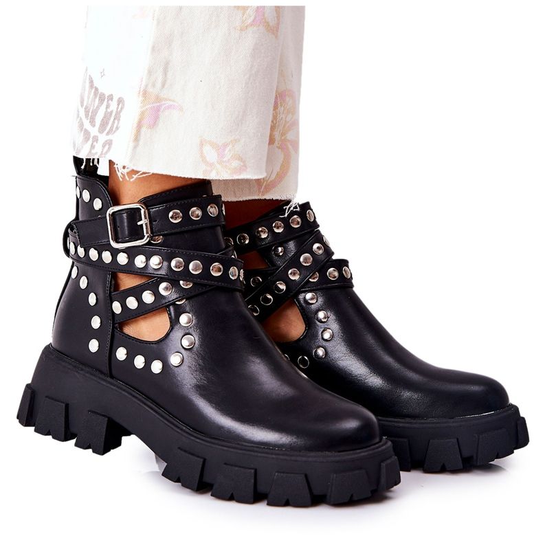 PG1 Travailleurs avec Jet sur la plate-forme Black Vernelle le noir