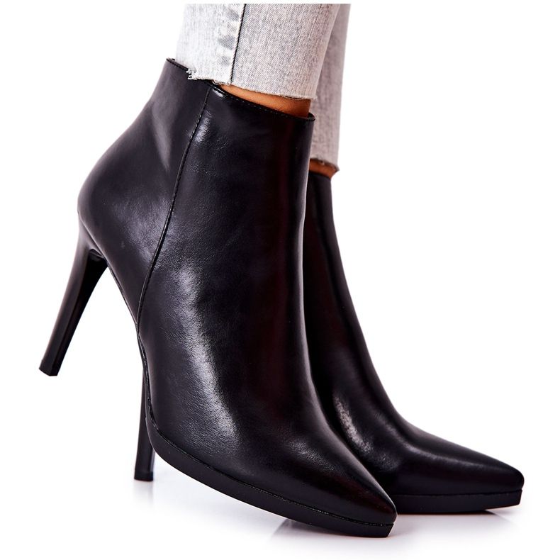 Bottes pour femmes à talon haut Sergio Leone BT501 le noir Bottes pour femmes à talon haut Sergio Leone BT501 le noir