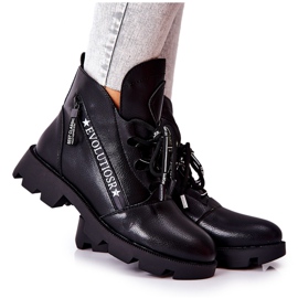 Bottes Chauffées Avec Fourrure Sergio Leone Noir TR740