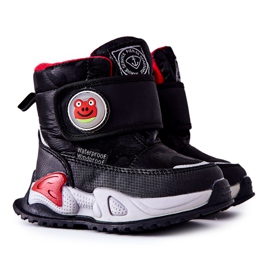 PJ2 Bottes de neige pour enfants Boots Black Frenzie noir