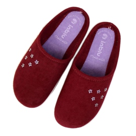 Chaussons d'intérieur Inblu W ARC4 bordeaux rouge