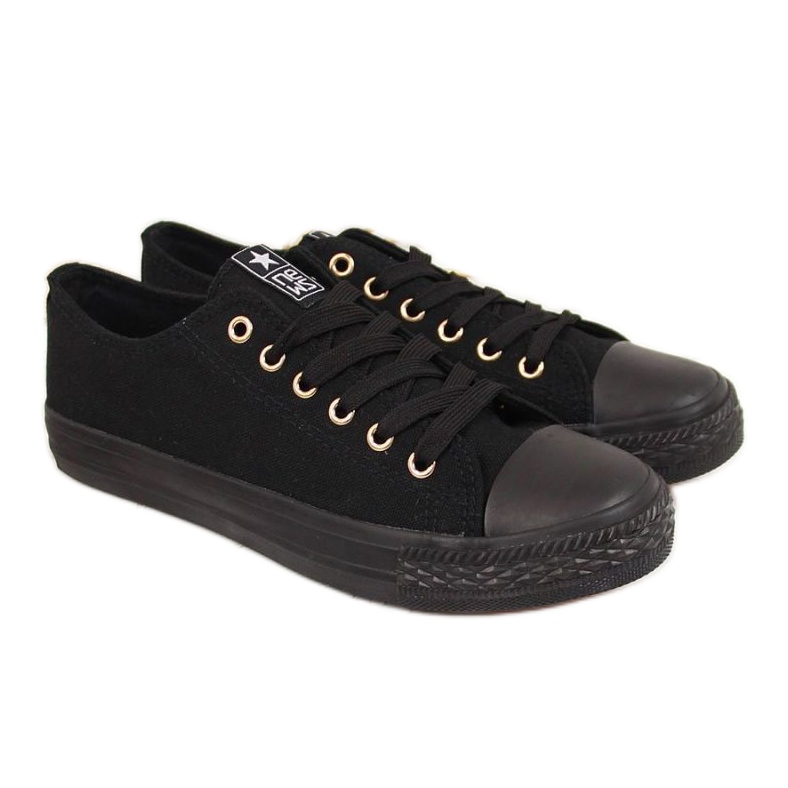 Baskets basses NEWS W EVE130E noires le noir