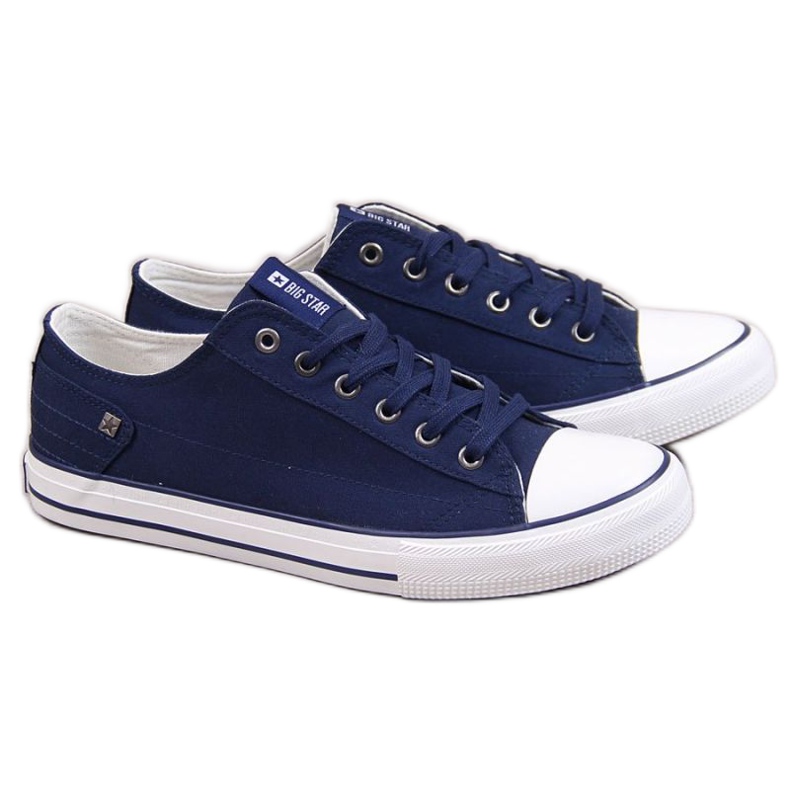 Chaussures Big Star M DD174270 bleu marine