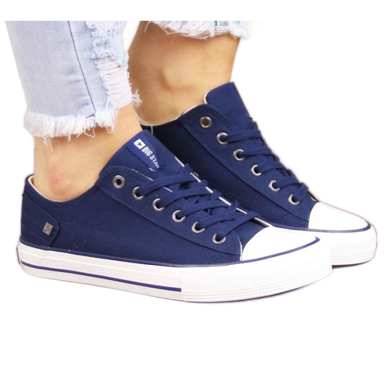 Chaussures Big Star W DD274335 bleu marine Chaussures Big Star W DD274335 bleu marine