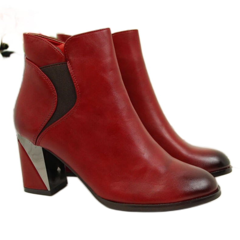Boots sur poteau déco, isolées Jezzi W JEZ251A bordeaux le noir rouge Boots sur poteau déco, isolées Jezzi W JEZ251A bordeaux le noir rouge