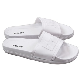 Chaussons de plage en caoutchouc Big Star M DD174687SS20 blanc