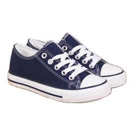 Baskets basses Atletico Jr ATC388B bleu marine blanc
