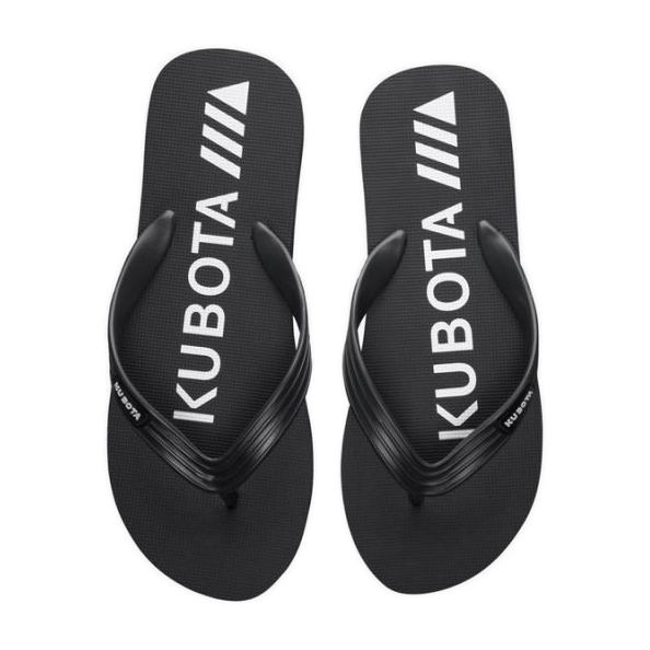 Pantoufles de piscine Kubota M KUB10 noir blanche le noir
