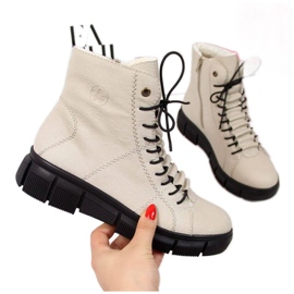Bottes isolées Rieker W X3428 beige