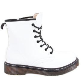 Bottes martensiaki Dona White pour femmes blanc