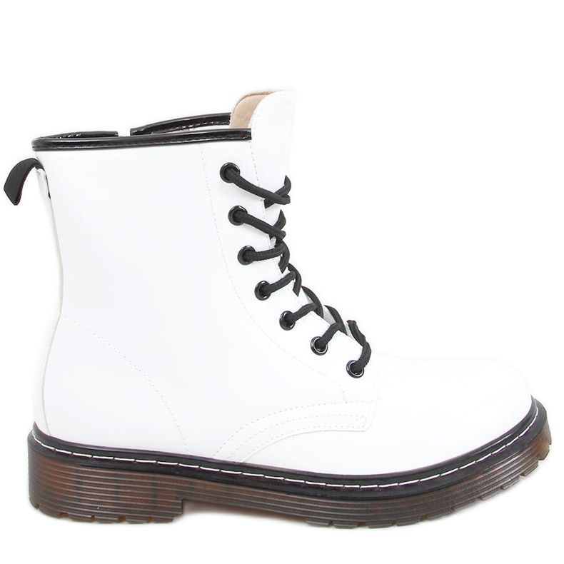 Bottes martensiaki Dona White pour femmes blanche Bottes martensiaki Dona White pour femmes blanche