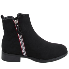 Bottines en daim noir Isabel le noir