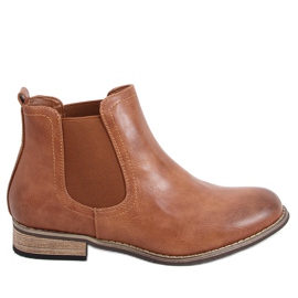 Bottines Chelsea classiques pour femmes Gerd Camel brun