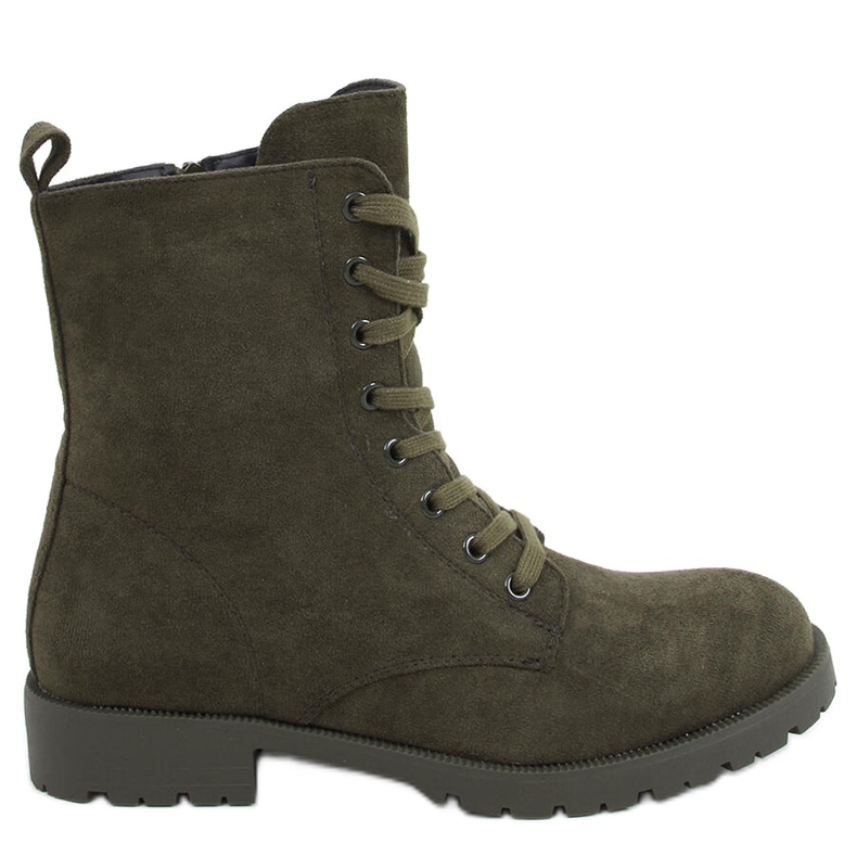 Travailleurs à lacets par Bente Green vert Travailleurs à lacets par Bente Green vert