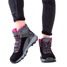Chaussures de randonnée MCKEYLOR le noir rose gris Chaussures de randonnée MCKEYLOR le noir rose gris