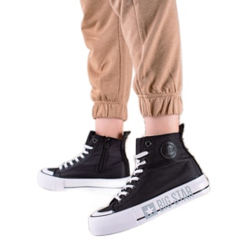 Baskets pour femmes Big Star II274012 noir