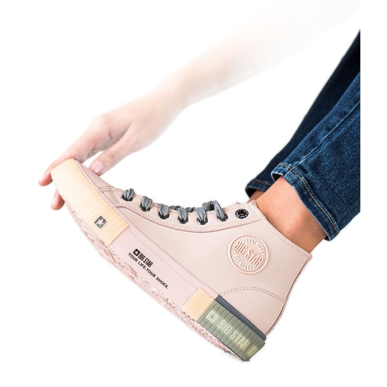 Baskets pour femmes Big Star II274138 rose Baskets pour femmes Big Star II274138 rose