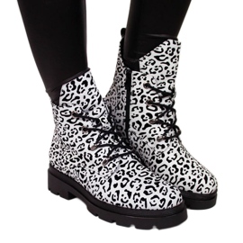 Bottines isolées Filippo W PAW284B blanc blanche le noir