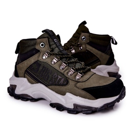 Chaussures Trekking Homme Big Star II174202 Kaki noir vert