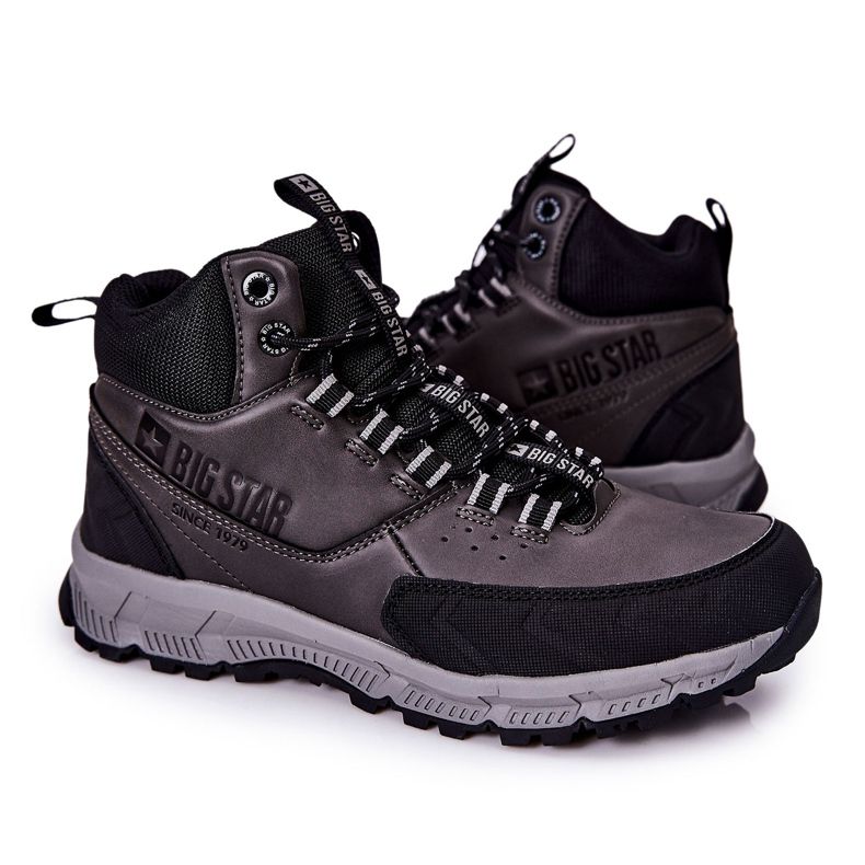 Chaussures de sport hautes Big Star II174176 Noir le noir