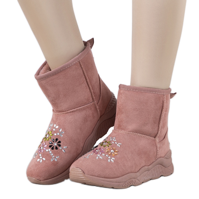 Bottes de neige pour femmes roses d'Arana Bottes de neige pour femmes roses d'Arana