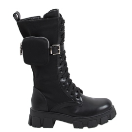 Bottes avec un sac à main Lene Black le noir