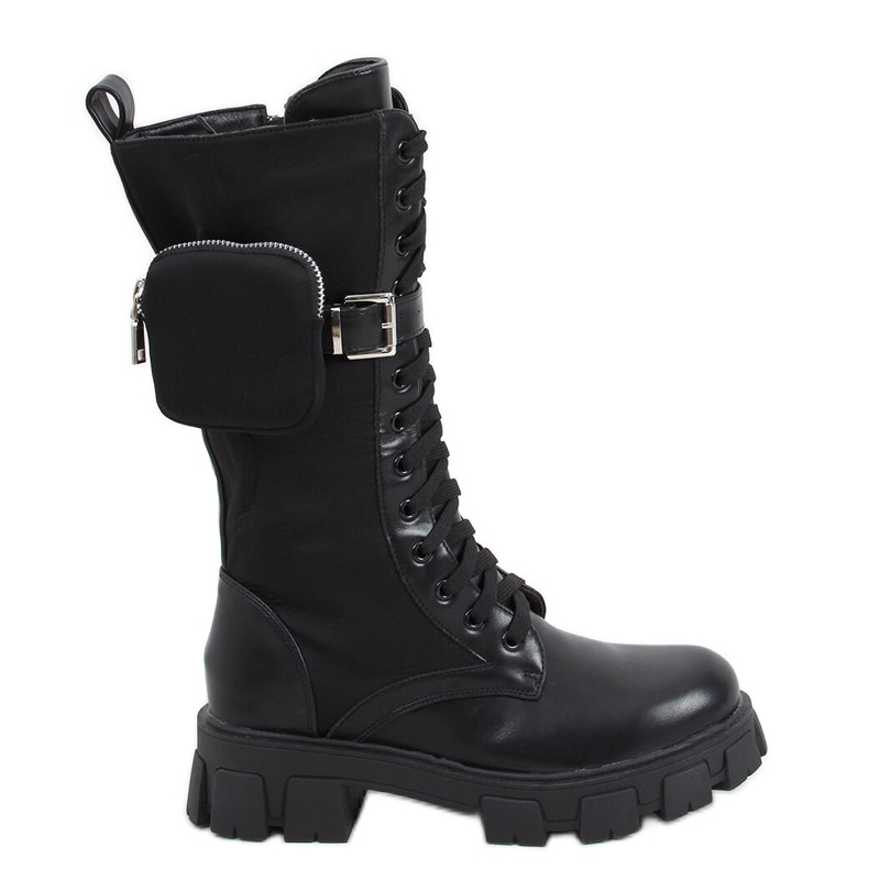 Bottes avec un sac à main Lene Black le noir