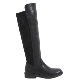 Bottes cavalières femme Arles Noir le noir