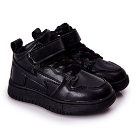 FR1 Chaussures de sport hautes pour enfants Noir Bartnie