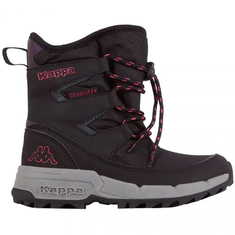 Chaussures Kappa Youma Tex Jr 260900T 1122 blanche le noir rose Chaussures Kappa Youma Tex Jr 260900T 1122 blanche le noir rose