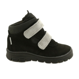 Bottes Imperméables Noires avec Velcro Mazurek 1360 gris